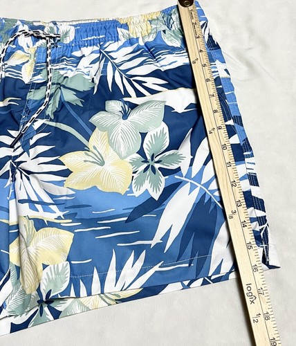 American Eagle Men’s Printed Flex 5” Inseam Swim Trunk Color Baja Blue Size XL - Picture 5 of 9