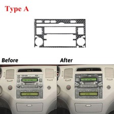 Radio de fibra de carbono con reproductor de CD tipo A cubierta embellecedor para Hyundai Azera 2006-2011