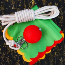 Martial Arts Rubber Elastic Meteor Hammer Kung Fu Practice Soft Rope Whip Hammer