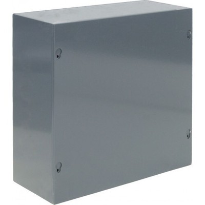 Indoor Electrical Junction Box NEMA Type 1 18186NK Screw Cover w/o KO 18x18x6