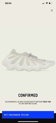 Adidas Yeezy 450 Cloud White Sneaker Brandnew US 8.5 EU 42