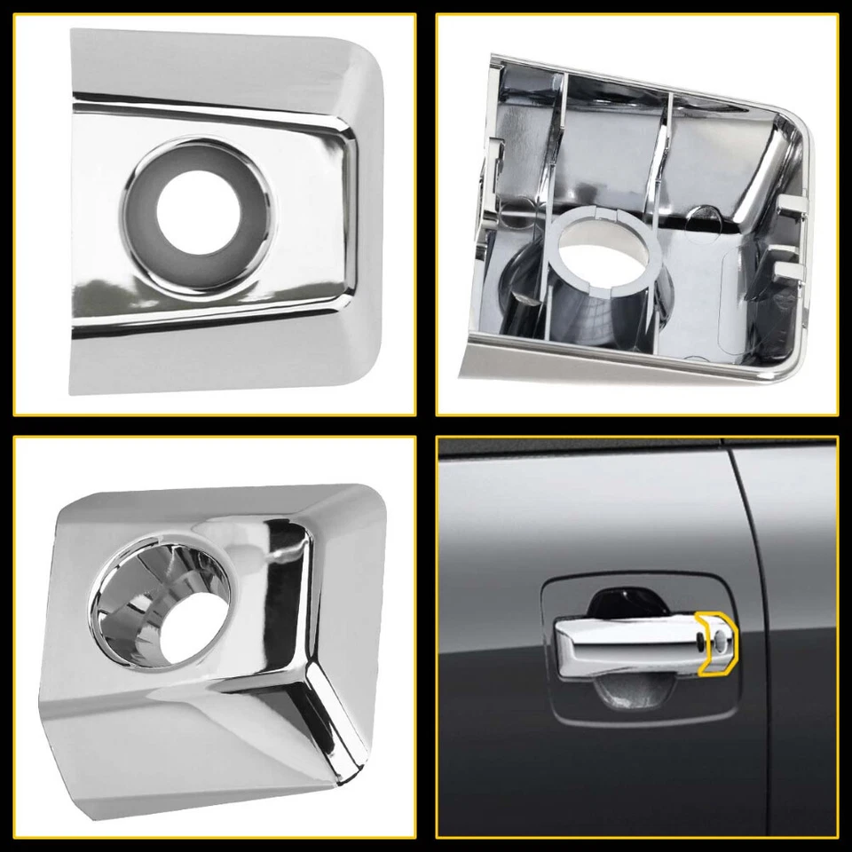 PARA NISSAN TITAN XD 2016 2017 2018 MANIJA DE PUERTA DEL CONDUCTOR IZQUIERDO LLAVE BISEL CUBIERTA EMBELLECEDOR Foto 2 de 4