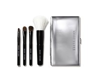 Bobbi Brown,ltd Edition, Mini Make Up Brush Set, With Silver Colored Case, Boxed Bobbi Brown,ltd Edition, Mini Make Up Brush Set, With Silver Colored Case, Boxed