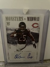2014 NATIONAL TREASURES AUTO AUTOGRAPH KA'DEEM CAREY ROOKIE CARD #43/99