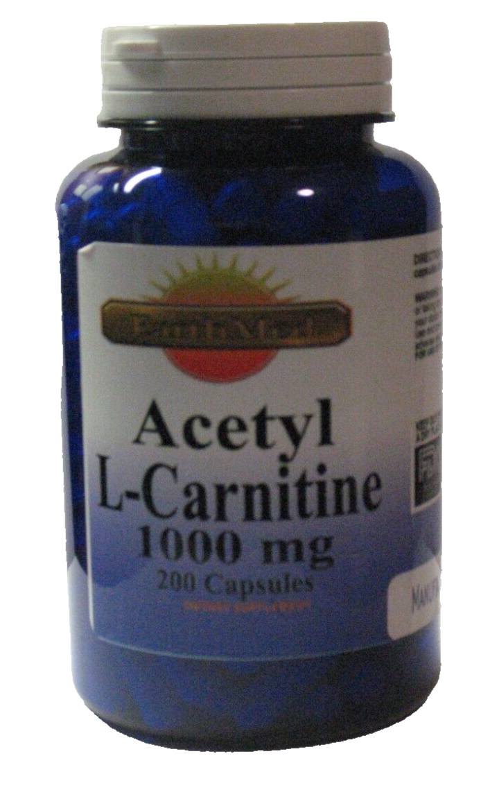 l carnitine 200 mg Acetyl L-Carnitine 1500mg Energy- Chronic Fatigue- Focus- 200 capsules