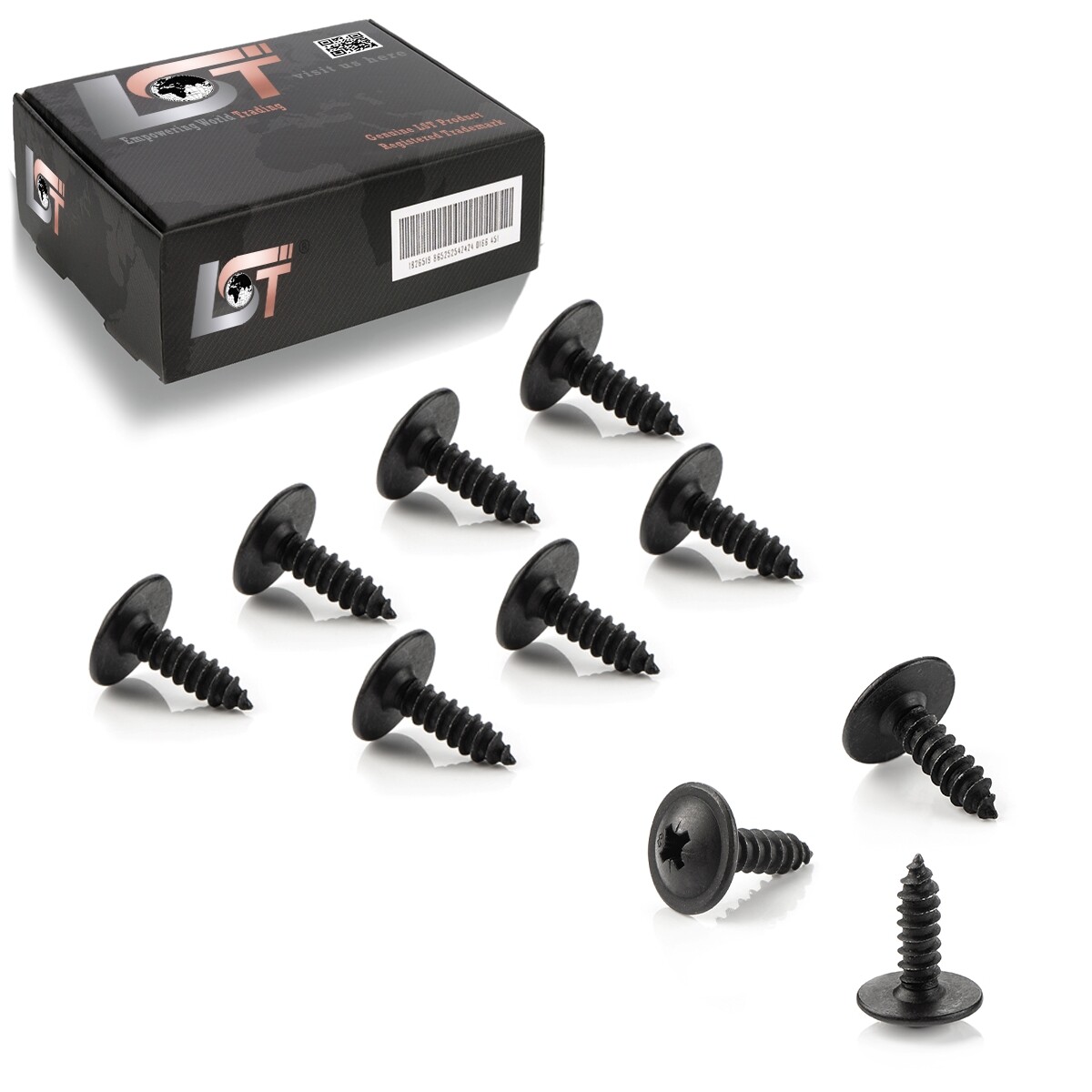 10X Trunk Exterior Trim Fastening Screw For Fiat Multipla