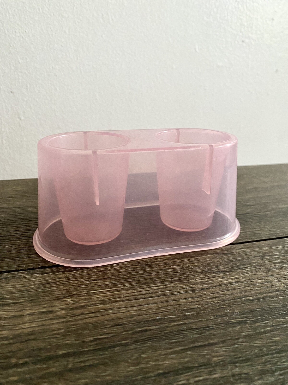 Japanese Pink Refrigerator Food Storage Tube Holder Box Fridge Kitchen Organizer