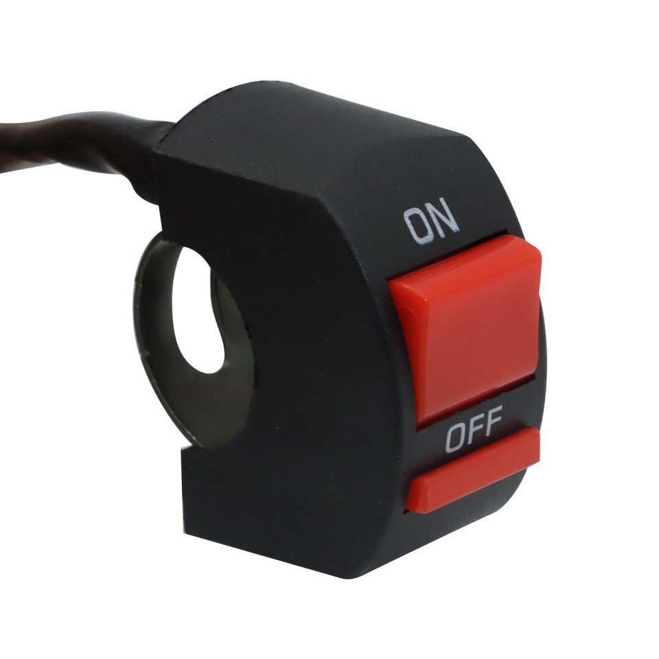 Kill ON-OFF Latching Switch 12V Scooter ATV Dirt Bike 7/8