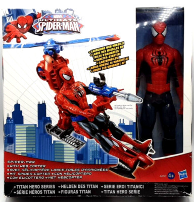 Spider-Man  Marvel Ultimative Web Copter / Hasbro Titan Hero Serie Action Figur