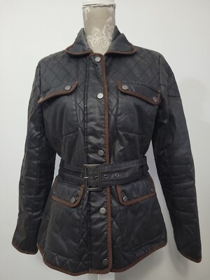 Vintage Laura Ashley Coat Size 12 Padded Country Corduroy