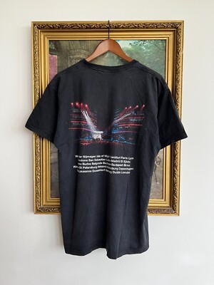 Vintage 2000s The Rolling Stones A Bigger Bang Black T-shirt Sz L 