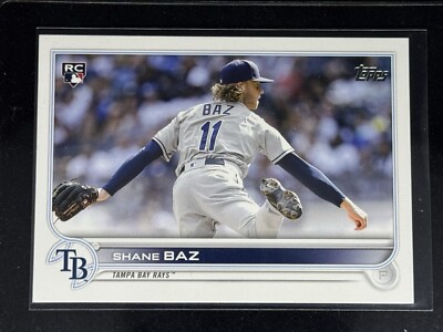2022 Topps Rookie Photo Variation Shane Baz!   HOT! Error  chrome  Complete Set