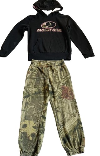 Girl Lot 4 Pc Hoodie Jogger Sz 6x 7/8 Realtree Browning Mossy oak Hunter Camoufl - Picture 6 of 10
