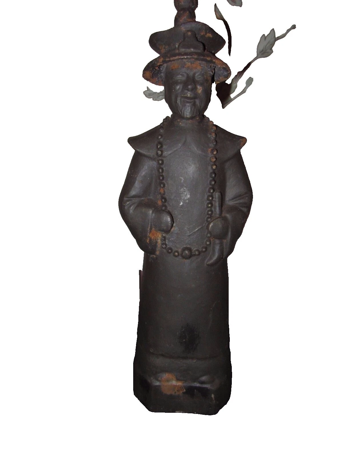 Estatueta de Ferro Marrom antiguidades Orientais