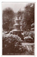 Alton Towers Screw Fountain Staffordshire Raphael Tuck 1920s Real Photo Postcard