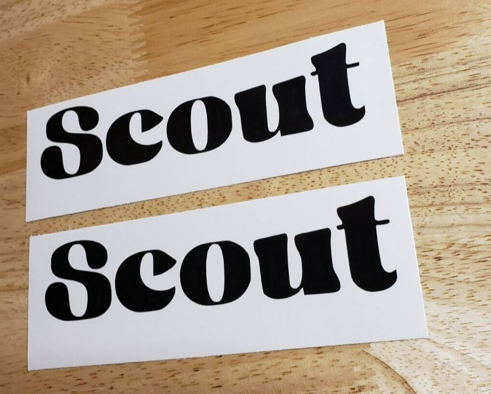 Canoe Decals Stickers Gloss Black 8" Usa Fast