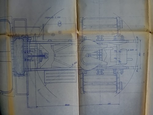 OM TIGRE TRATTRICE PER SEMIRIMORCHI BROCHURE + DISEGNO UFFICIALE 113x80 1962 - Imagen 10 de 10
