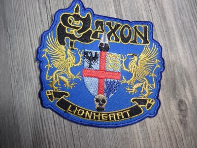 Saxon Embroidered Shape Patch Gestickt NWOBHM