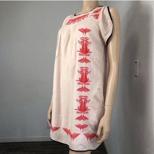 ark co dress Embroidery Short Sleeve Short Dress - Picture 11 of 17