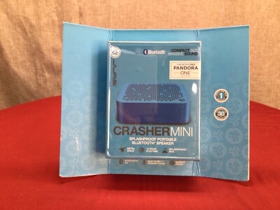 Jlab Blue Crasher Mini Splashproof Portable Bluetooth Speaker New In Box