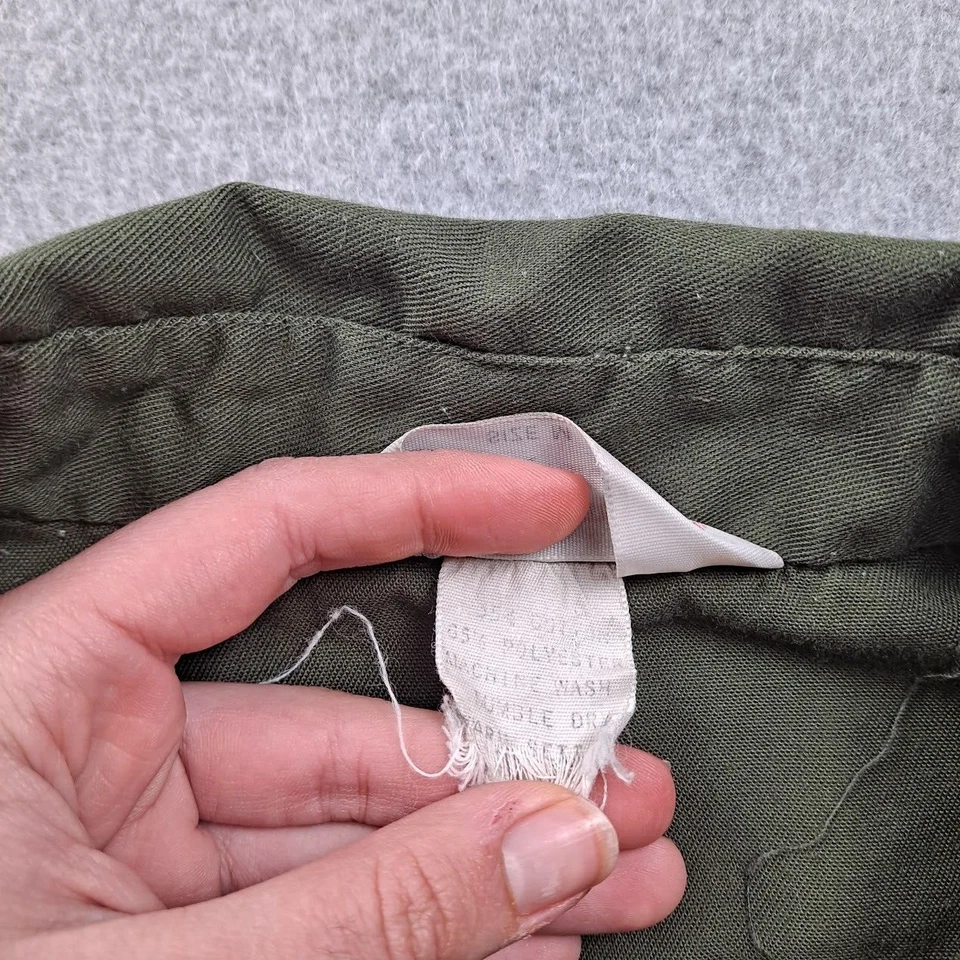 Chaqueta Vintage Champions Choice Hombres Mediana Verde Botón Granero Tareas Militar Y2K Foto 4 de 4