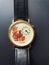 Orginal M.I HUMMEL Armbanduhr Motiv HUM 110 HEINI Uhr Quarzuhr Goebel