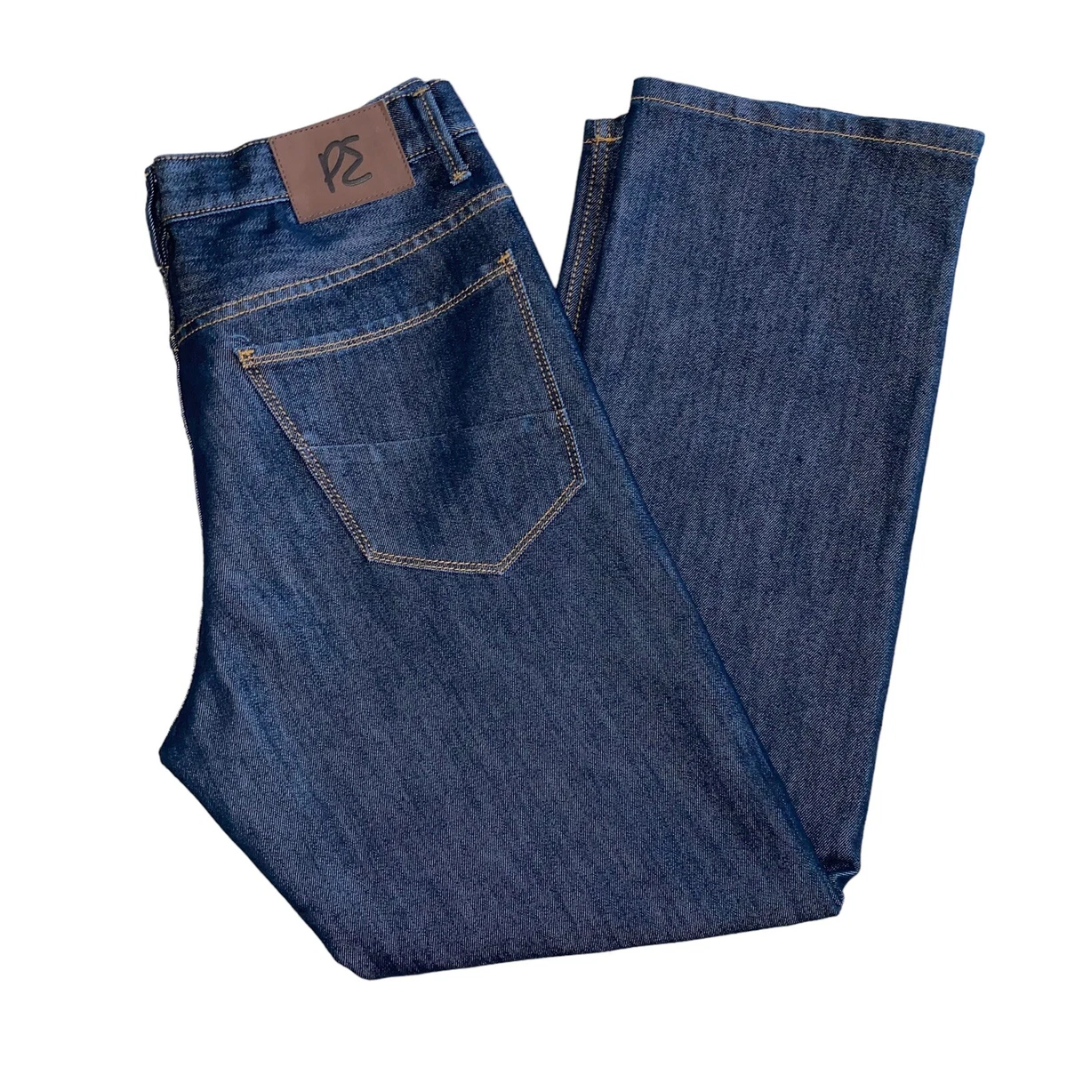 Perry Ellis Premium Denim Men s Straight Leg Dark Wash Jeans Size 34 x 30
