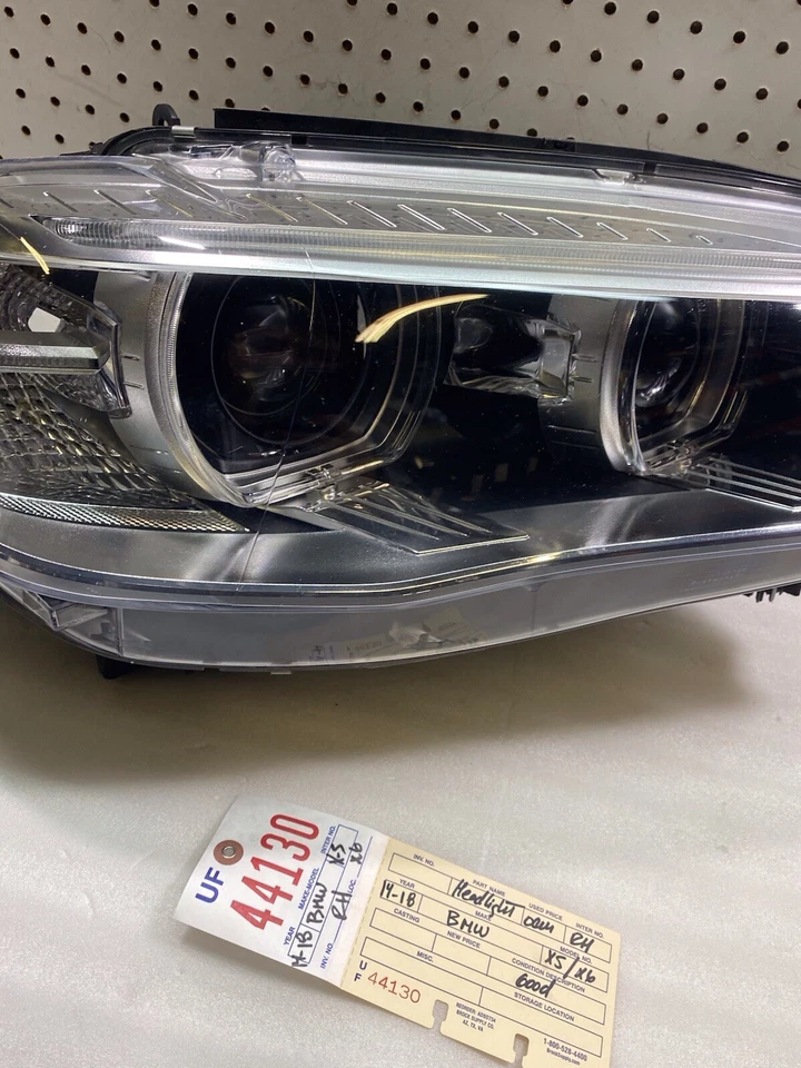 BMW X5 X6 2014 2017 derecho bi xenón faro lámpara OEM Foto 4 de 4