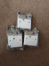 3 X Knightsbridge 13A RCD Fused Spur Unit - 30mA (Type A) - CU6RCD Job Lot