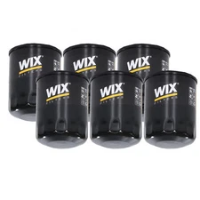 Wix Set of 6 Engine Motor Oil Filters For Subaru Forester Impreza Outback H4