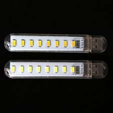 USB Reading Lamp Mini Bright 8 LED Night Light Portable Computer Camping Lamp