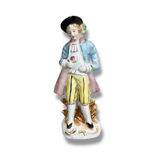 Vintage Porcelain Colonial Figurine 1950s Vintage Made in Japan 8.5 in "E" Mark - Picture 3 of 17