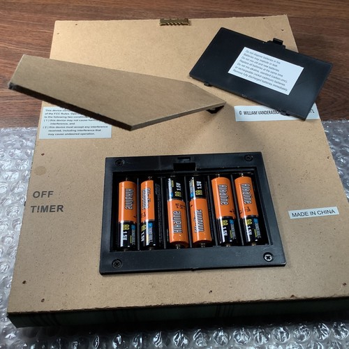 LED Light Up Canvas Print w/6 Batteries Winter Birds Wall Or Table Art SEE VIDEO - Picture 4 of 22