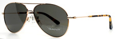 GANT GA7097 32N Gold Mens Aviator Full Rim Sunglasses 56-12-145 B:47
