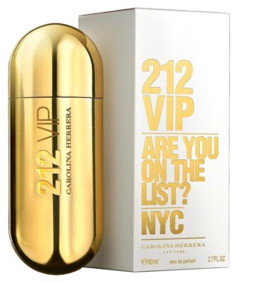 Carolina Herrera 212 VIP For Women Perfume 2.7 oz ~ 80 ml EDP Spray