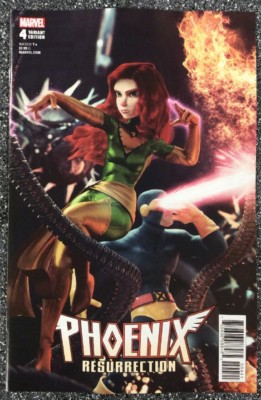 Phoenix Resurrection #4 (2018) Variant Hugo Connecting Cover