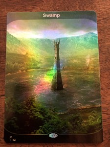 1x Altered Art Swamp Custom Basic Land non-Foil MTG CARTE