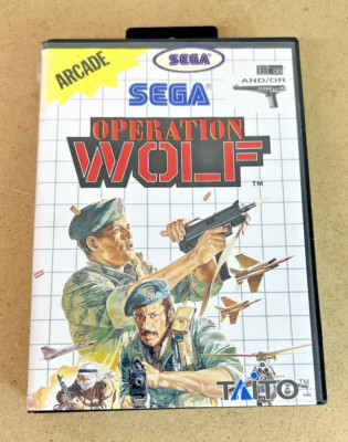 Sega Master System Operation Wolf im Koffer mit Handbuch