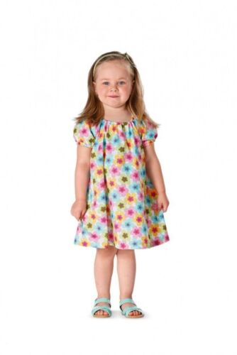BURDA KIDS 9438 GIRLS DRESS & BLOUSE Sewing Pattern Ages 2 - 7 Skill: SUPER EASY - Picture 3 of 6