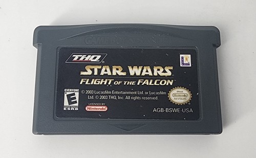 Star Wars Flight of the Falcon (Nintendo Game Boy Advance) GBA Tested Authentic