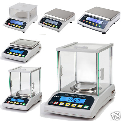 G&G PLC 200g/1mg-3000g/6000g/0.1g-15kg/0.5g-30kg/1g Feinwaage  Tischwaage 