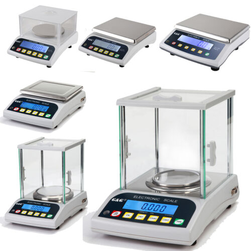 G&G PLC 200g/1mg-3000g/6000g/0.1g-15kg/0.5g-30kg/1g Fine Scale Table Scale  - Picture 1 of 15