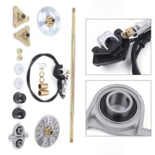 ATV Quad Go Kart Rear Live Axle Kit 740mm Complete Brake Assembly Sprocket Kit