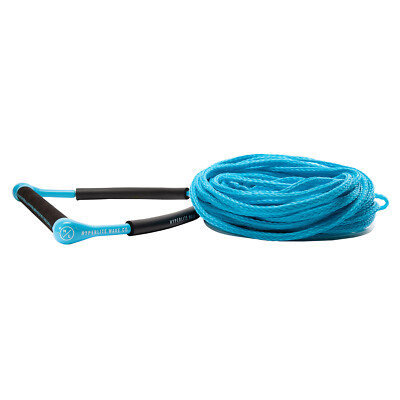 Hyperlite CG Griff mit 60 Fuß Poly-E Wakeboard Abschleppseil - blau