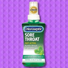 Sore Throat Relief Spray Menthol 6 oz By Med Tech Products