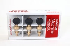 Gotoh UPT Ukulele Planetary Tuners Gold Finish with Black Oval Buttons