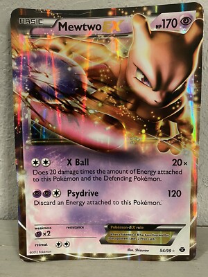 Jumbo Mewtwo EX Holo Pokemon Card 54/99 - Next Destinies Set (2012) | eBay