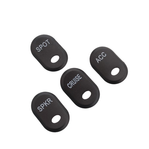 4pcs Black Panel Switch Button Covers For Harley Touring Electra Glide 1996-2013 - Picture 5 of 11