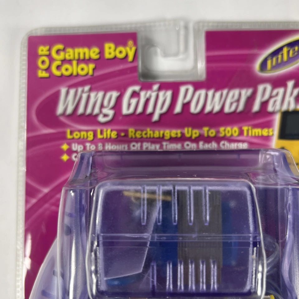 Intec Wing Grip Power Pack For Nintendo Gameboy Color NEW SEALED RARE Purple - Image 3 of 4
