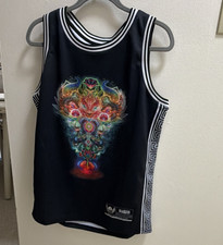Men s Basketball Jersey Tank Top 2XL Black Gr...